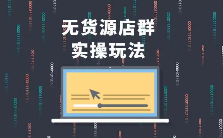 无货源店群实操玩法，蓝海选品的独特思路，店群软件操作方法（45节视频课）-则成副业项目资源站