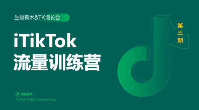 2020最新TikTok流量增长训练营（完结）附PPT-则成副业项目资源站