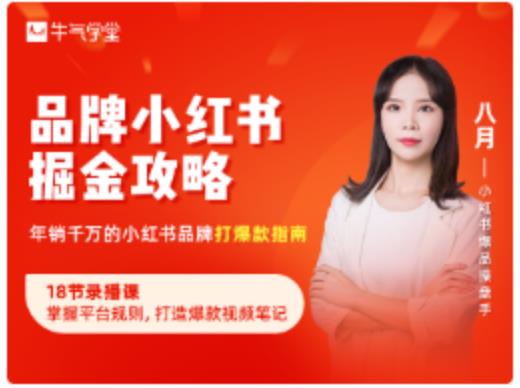 品牌小红书掘金攻略,年销千万的小红书品牌打爆款指南-则成副业项目资源站