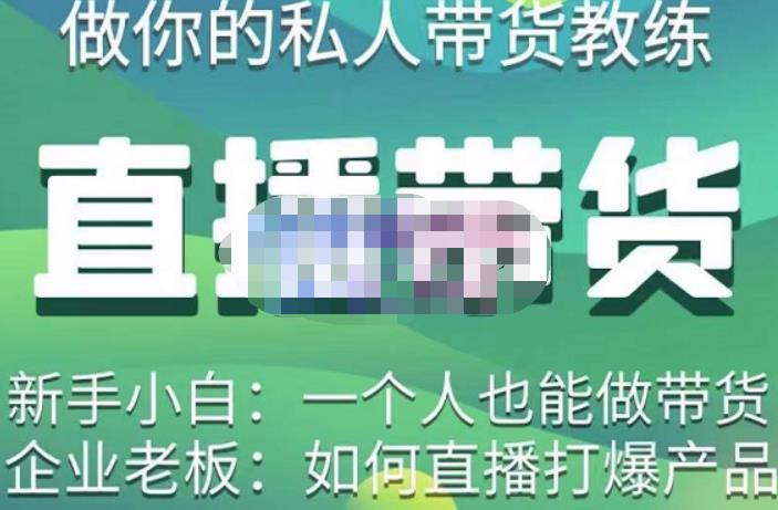 硬核传媒·直播带货(私人教练),实操实战教学,通俗易懂,学完后新手小白一个人也能做带货-则成副业项目资源站