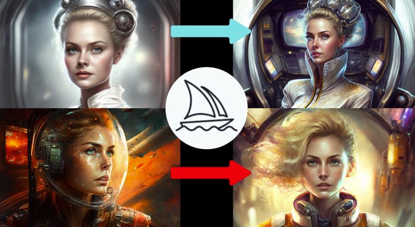 Midjourney V4实现连续性的人物创作：漫画，故事，动画操作教程参数设置-则成副业项目资源站