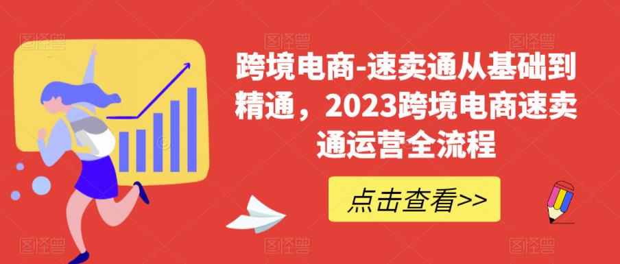 跨境电商-速卖通从基础到精通，2023跨境电商速卖通运营全流程-则成副业项目资源站