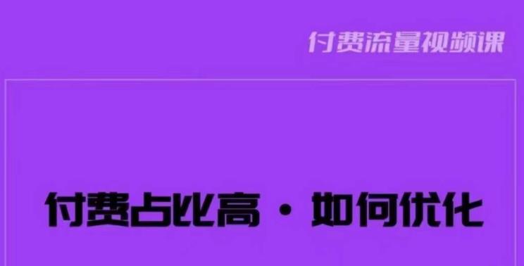 波波-付费占比高，如何优化？只讲方法，不说废话，高效解决问题！-则成副业项目资源站