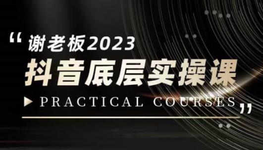 蟹老板·2023抖音底层实操课，打造短视频的底层认知-则成副业项目资源站