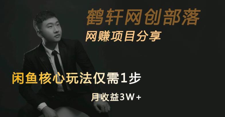 闲鱼核心玩法不卖货也能1年变现20W,玩法简单-则成副业项目资源站