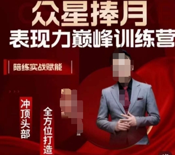 众星捧月表现力巅峰训练营，全方位打造，陪练实战赋能-则成副业项目资源站
