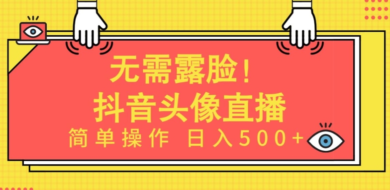 无需露脸,Ai头像直播项目,简单操作日入500+【揭秘】-则成副业项目资源站