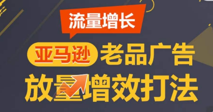 亚马逊流量增长-老品广告放量增效打法，循序渐进，打造更多TOP listing​-则成副业项目资源站
