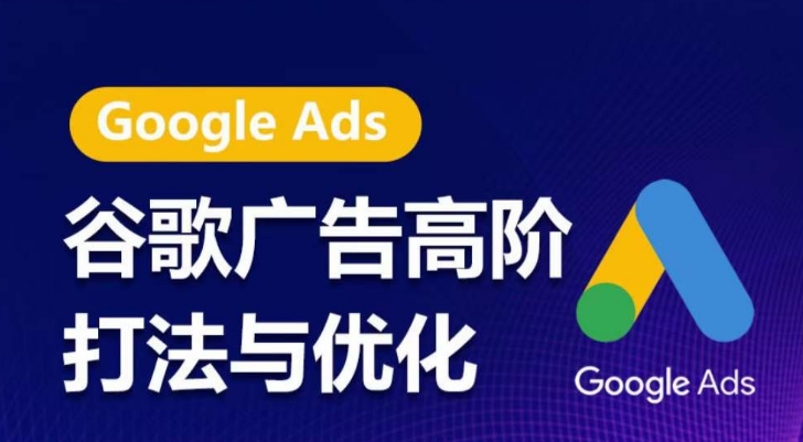 谷歌广告高阶打法与优化,凝结行业精华的谷歌广告体系课程,带你抓住流量红利,最大化ROI-则成副业项目资源站