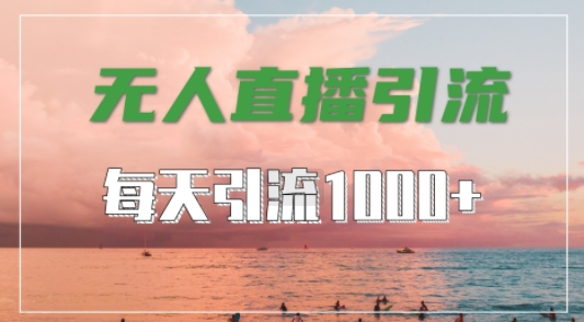 抖音快手视频号全平台通用,无人直播引流法,超暴力引流1000+高质量精准创业粉【揭秘】-则成副业项目资源站