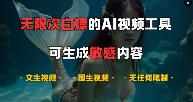 超强大的AI视频工具,可免费无限次白嫖,无任何限制,支持创作音乐,文生视频,图生视频【揭秘】-则成副业项目资源站