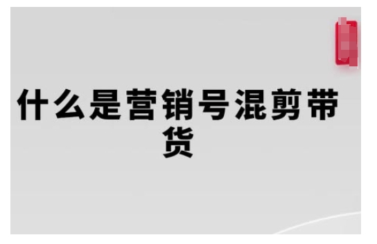 营销号混剪带货,从内容创作到流量变现的全流程,教你用营销号形式做混剪带货-则成副业项目资源站