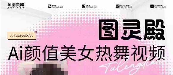 全网首发,原价988图灵殿AI颜值美女热舞视频,云端生图,轻松过原创-则成副业项目资源站