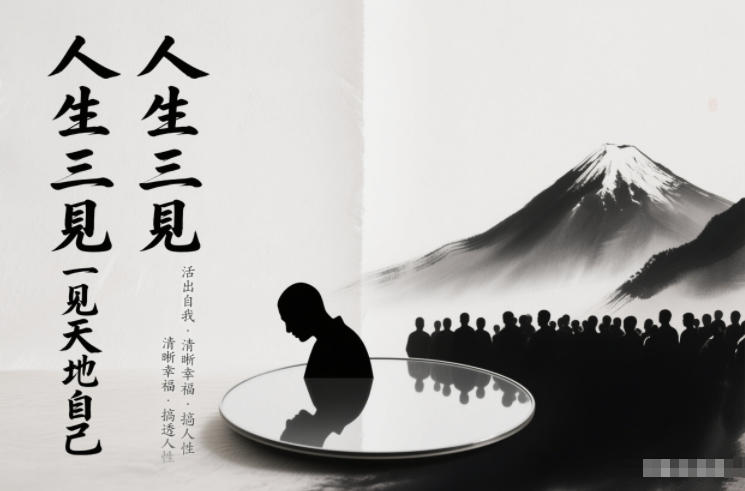 人生三见一见天地见众生见自己，活出自我拥有清晰幸福人生，搞透人性-则成副业项目资源站