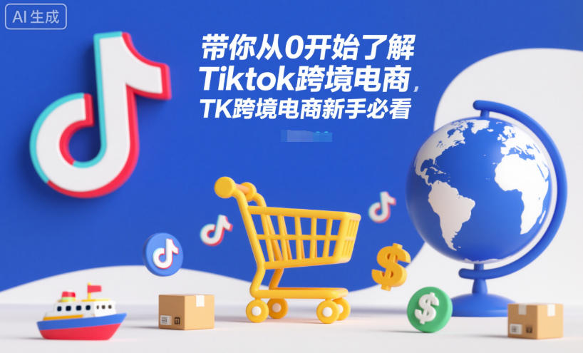 带你从0开始了解Tiktok跨境电商，TK跨境电商新手必看-则成副业项目资源站