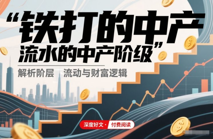 付费文章：铁打的中产，流水的中产阶级-则成副业项目资源站