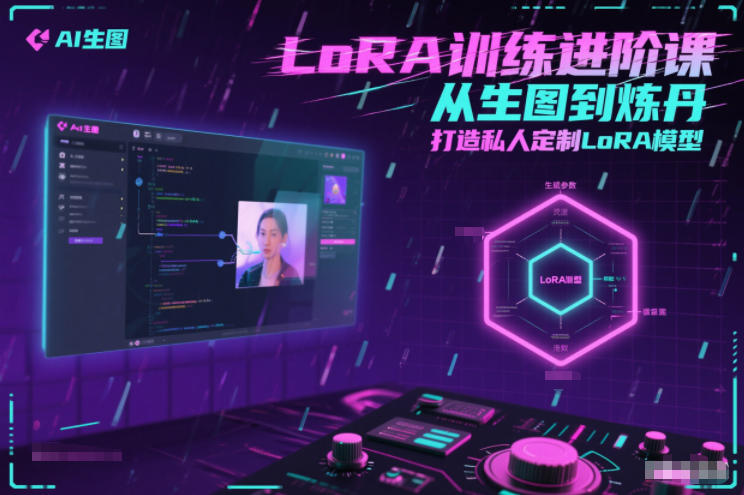 LoRA训练进阶课，从生图到炼丹，打造私人定制LoRA模型-则成副业项目资源站