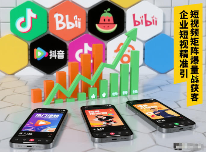 企业短视频精准引流矩阵获客，短视频矩阵爆量战法-则成副业项目资源站