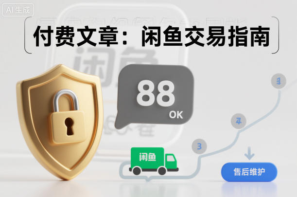 付费文章：闲鱼交易指南，怎么才能降低被坑被马扁的概率-则成副业项目资源站
