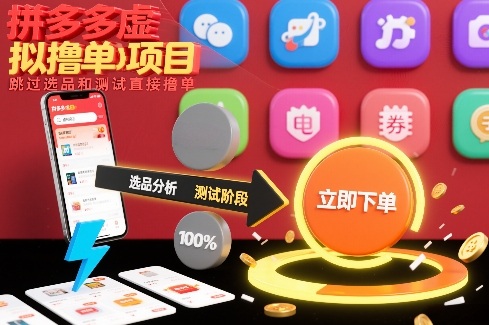 拼多多虚拟撸单项目，跳过选品和测试直接撸单-则成副业项目资源站