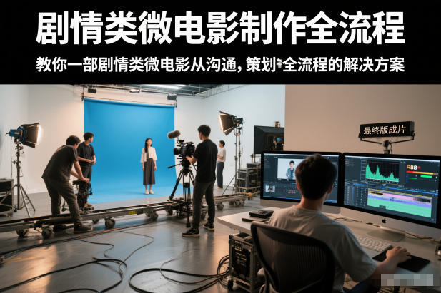 剧情类微电影制作全流程，教你一部剧情类微电影从沟通，策划到拍摄制作全流程的解决方案-则成副业项目资源站