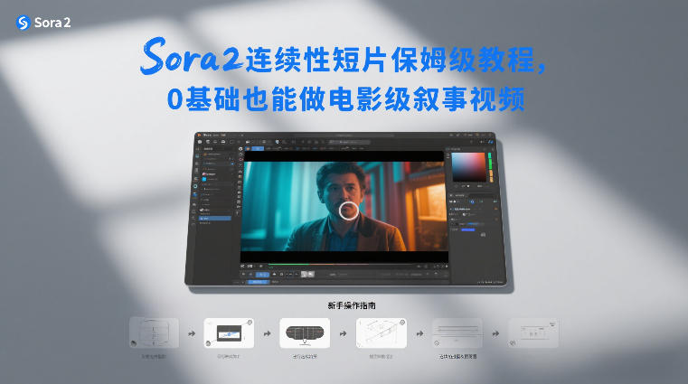 Sora2连续性短片保姆级教程，0基础也能做电影级叙事视频-则成副业项目资源站