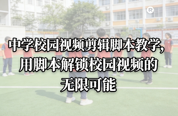 中学校园视频剪辑脚本教学，用脚本解锁校园视频的无限可能-则成副业项目资源站