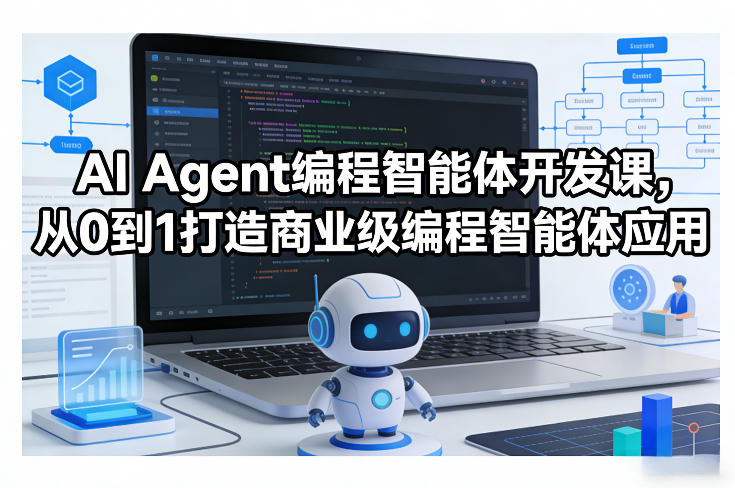 AI Agent编程智能体开发课，从0到1打造商业级编程智能体应用-则成副业项目资源站
