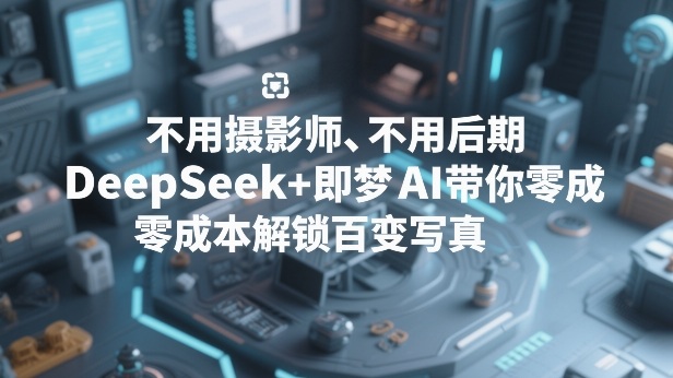 不用摄影师、不用后期，DeepSeek+即梦AI带你零成本解锁百变写真！-则成副业项目资源站