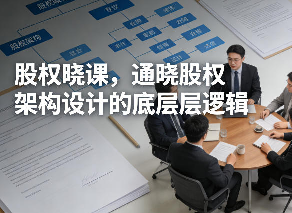 股权晓课，通晓股权架构设计的底层逻辑-则成副业项目资源站