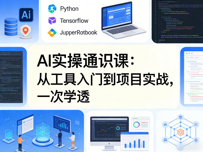 AI实操通识课，从工具入门到项目实战，一次学透-则成副业项目资源站