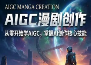 AIGC精品漫剧创作全流程解析，S级漫剧教学，从零开始学AIGC漫剧创作-则成副业项目资源站