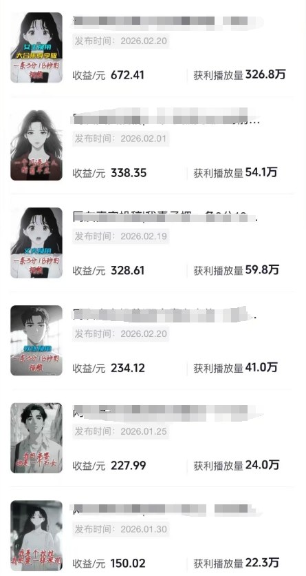 抖音某博主的AI情感故事第一人称解说视频教学，条条爆款，撸创作伙伴计划收益-则成副业项目资源站