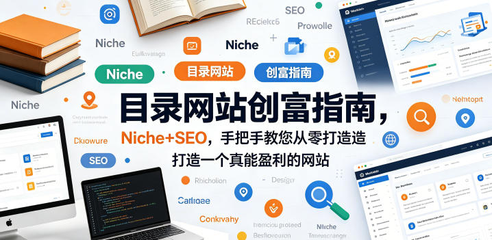 目录网站创富指南，Niche+SEO，手把手教您从零打造打造一个真能盈利的网站【原创双语字幕】-则成副业项目资源站
