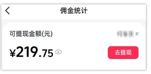AI图文带货项目，操作2周卖出37件，已结算佣金219-则成副业项目资源站