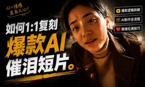 豆包+Gemini生成真人AI短剧-拆解复刻百万爆款第一人称短片，一站式讲透爆款复刻全流程-则成副业项目资源站