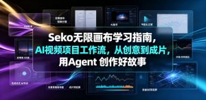 Seko无限画布学习指南，AI视频项目工作流，从创意到成片，用Agent 创作好故事-则成副业项目资源站
