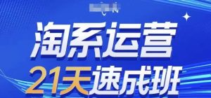 淘系运营21天速成班，0基础轻松搞定淘系运营，不做假把式，快速复制落地(更新26年6月)-则成副业项目资源站