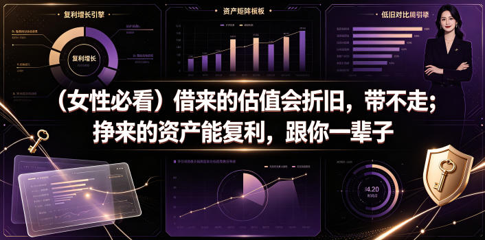 付费文章：（女性必看）借来的估值会折旧，带不走；挣来的资产能复利，跟你一辈子-则成副业项目资源站