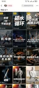 抖音12W粉丝博主的健身类科普短视频教程,手把手教普通人把健身科普流量稳定转化为长期收益-则成副业项目资源站