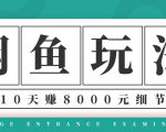 龟课·闲鱼项目玩法实战班第12期,操作10天左右利润有8000元细节玩法-则成副业项目资源站