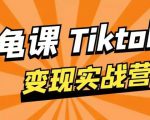 龟课·TikTok变现实战训练营线上第1期，多种变现模式，轻松赚美刀-则成副业项目资源站