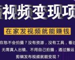在家也能操作的短视频赚钱项目，无需真人，不用拍摄，纯搬运月入2到5万-则成副业项目资源站