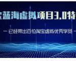 黄岛主·淘宝蓝海虚拟项目3.0,小白宝妈零基础的都可以做到月入过万-则成副业项目资源站