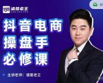 诸葛老王-抖音电商操盘手必修课：顶层设计，​起号破局，爆款运营，数据分析-则成副业项目资源站