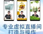 个人虚拟直播间的搭建与操作，专业虚拟直播间的打造与操作-则成副业项目资源站