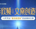 李欣频|文案创造课，0基础可报10天写出“看到就想转”的自媒体文案-则成副业项目资源站
