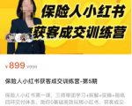 保险人小红书获客成交训练营，0基础高效玩转小红书，可复制的获客成交之路-则成副业项目资源站