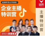曾仕涵·企业主播特训营，每个老板都应该会直播带货，每家企业都应该有主播团队-则成副业项目资源站