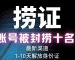 2023年最新抖音八大技术，一证多实名，秒注销，断抖破投流，永久捞证，钱包注销，跳人脸识别，蓝V多实-则成副业项目资源站